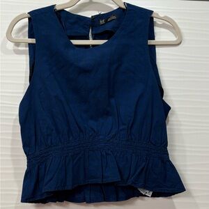 Zara Navy Blue Tank Top